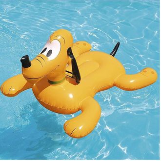 Trade Shop Trade Shop - Disney Pluto Cavalcabile Gioco Gonfiabile Bambini 117 X 107 Cm Mare Piscina