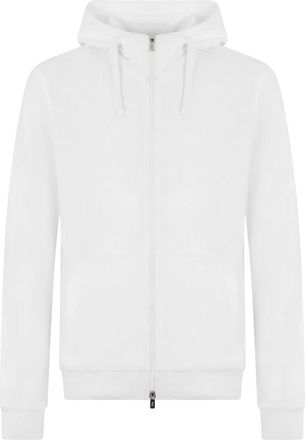Fedeli Zip Hoodie - Heren - Vesten met rits - Wit - M - Katoen - Hoodies & sweatvesten