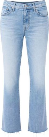 Mother Light Blue Straight Mid Rise Jeans