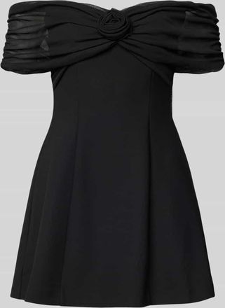 Forever New Cocktailkleid mit Carmen-Ausschnitt Modell Josie in Black, Größe 32