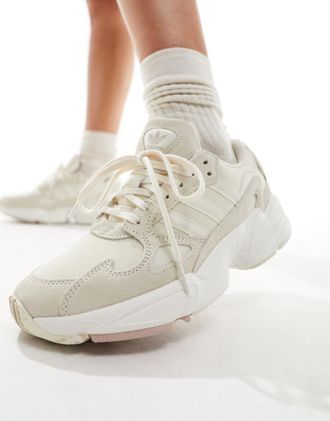 adidas Originals Falcon - Sneakers color crema-Marrone