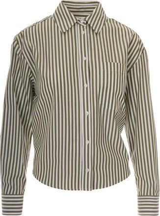 Max Mara Overhemden, Dames, Veelkleurig, 2Xs, Katoen, Panetto Shirt