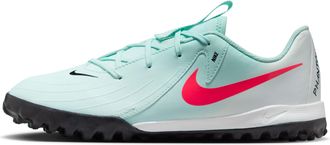Nike Unisexs Jr. Phantom Gx 2 Club Oxford Flat, Mint Atomic Red Off Noir, 34 EU