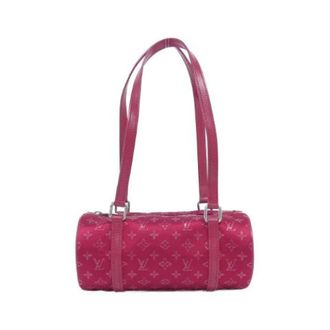 Louis Vuitton Pre-owned Handbags, female, Pink, Size: ONE SIZE Pre-owned Monogram Satin Bag