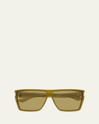 SAINT LAURENT カサントルヘンシルスカト 785392Y9I25 3653 Saint Laurent SL 386 - 013 Havana | Eyeglasses Woman