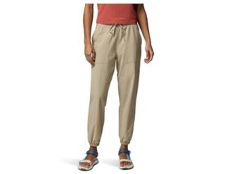 Columbia Pinetown Canyon Joggers Womens Casual Pants Ancient Fossil : 2XL R, Elastane/Nylon