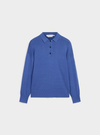 Contemporaine Womens Polo collar loose sweater