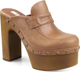 Zigi Soho Jiggy Platform Clog in Tan Leather at Nordstrom, Size 11