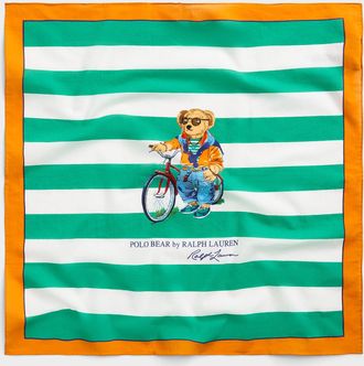 Polo Ralph Lauren Mens Biking teddy bear tie scarf