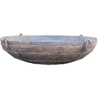 Biscottini International Vecchio Contenitore In Ferro Battuto