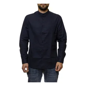 Censured Heren, Overhemden, Blauw, Maat: XL Linnen