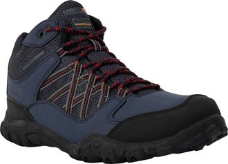 Regatta Mens Edgepoint Hydropel Mid Height Walking Boots, Waterproof & Breathable with Hardwearing Threads & TECFOAM Insock - Perfect for Outdoors, Walking, H