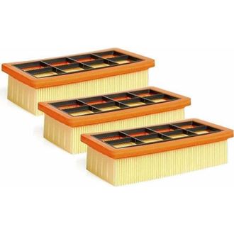 OEM Kit De Filtros Para Aspiradora Con 3 Filtros Planos Y Plegables Para Aspiradoras K&auml;rcher Ad3.200 - Crezuo