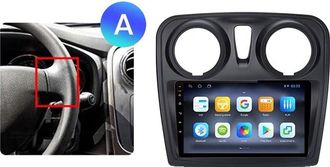 OEM Autorradio Con Funciones Mejoradas, Compatible Con Renault Logan 2 2012-2019 / Sandero 2 2014-2019, Wifi 2gb-32gb A1