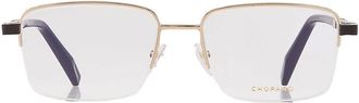 Chopard Demo Rectangular Mens Eyeglasses VCHF55 0300 56