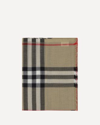 Burberry Silk and wool blend Scarf Female UNI