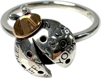 Tiffany & Co. Gold Silver Sterling Silver 925 Band Ring (Pre-Owned)