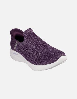 Skechers Womens Skechers Womens/Ladies Relaxed Fit Trainers - Purple - Size: 3