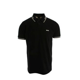 HUGO BOSS Hugo, Polo Shirts, male, Black, Size: S Paul Polo