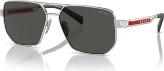 Prada Heren, Accessoires, Grijs, Maat: 59 MM