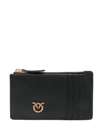 財布・小物その他 PINKO 'Simply' card holder Black Rectangular leather card holder with wristlet PINKO → Shop