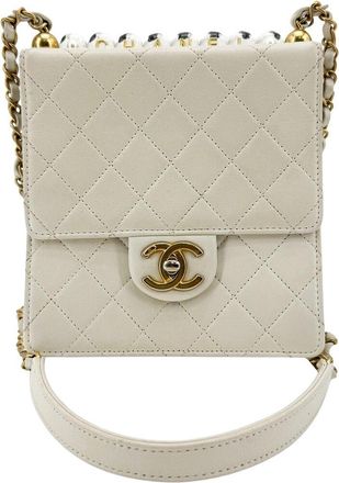 Chanel Gold Lambskin Chic Pulse Flap Bag (Authentic Pre-Loved)