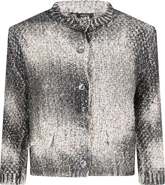 Avant Toi Truien & Vesten, Dames, Grijs, S, Katoen, Katoenen Cardigan