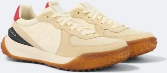 Moncler Moncler City Trek suede-trimmed sneakers
