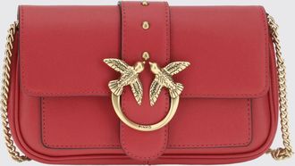 Pinko Mini borsa a tracolla Love Bag One in pelle con logo Love Birds