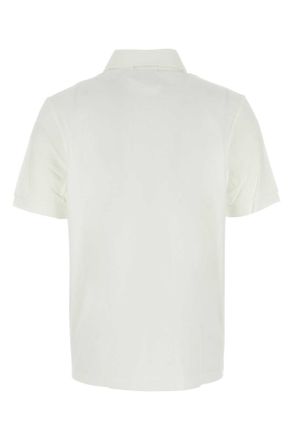 Fred Perry Mens White Piquet Polo Shirt Cotton T-shirts And Polos