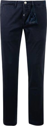 Jacob Cohen Speciale Semi Classic Jeans - Heren - Chinos - Blauw - W30 - Katoen - Broeken