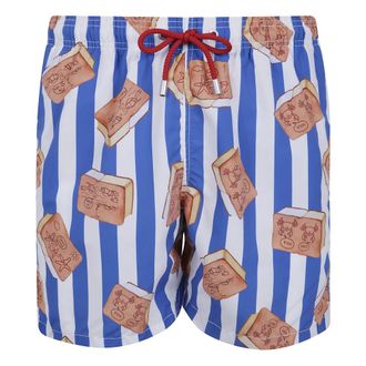 MC2 Saint Barth Beachwear - Heren - Badkleding - Blauw - Maat: M