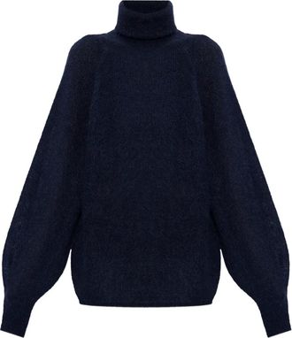 By Malene Birger Magoo coltrui met raglan mouwen - Blauw