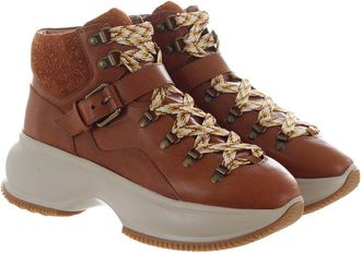 Hogan Maxi Leather Ankle Boot