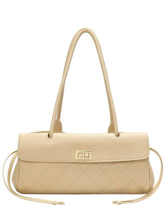 Tiffany & Fred Quilted Sheepskin Leather Shoulder Bag