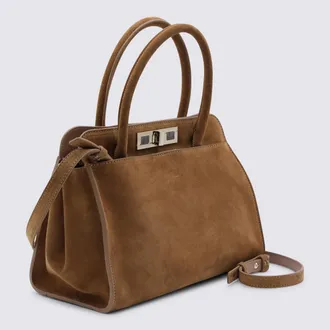 Fabiana Filippi Womens Bags Marrone _suede