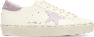 Golden Goose Sneakers, female, White, 7 UK, Hi Star Leather Platform Trainers