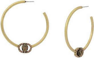 Kurt Geiger Large Chelsea Hoop Earrings in Brass at Nordstrom