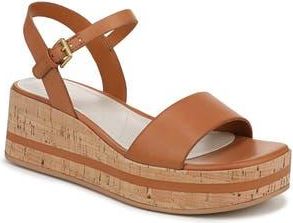 Franco Sarto Tiana Platform Wedge Sandal in Caramel at Nordstrom Rack, Size 7.5