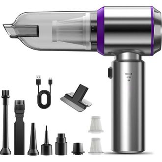 OEM Aspiradora De Mano, 18000 Pa, Potente Aspiradora Inal&aacute;mbrica 3 En 1 Para Coche, 3 Velocidades, 80 000 Rpm, Mini Aspiradora Inal&aacute;mbrica Para Pc, Hogar,