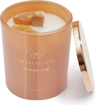 OEM Vela De Soja Crystallove Con Calcita, Mango Y Oud (400 G) - Edici&oacute;n Limitada