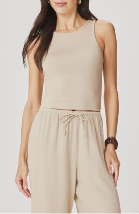 Splendid Amaya Scoop Neck Tank in Light Fawn Beige at Nordstrom, Size Medium