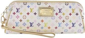 Louis Vuitton Pre-owned Kate Monogram Multicolor Clutch - Dames - Vintage Clutch - Wit - ONE Size - Vintage