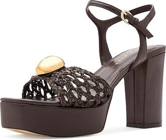 Marc Fisher Cabell Womens Dress Sandals Dark Brown : 9.5 M, Synthetic