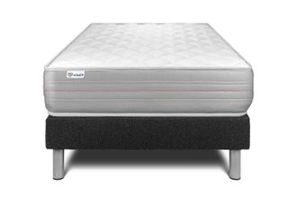 VITALIT Vitalit - Base Tapizada Negro + Colch&oacute;n Con Espuma Viscoel&aacute;stica 90 X 190
