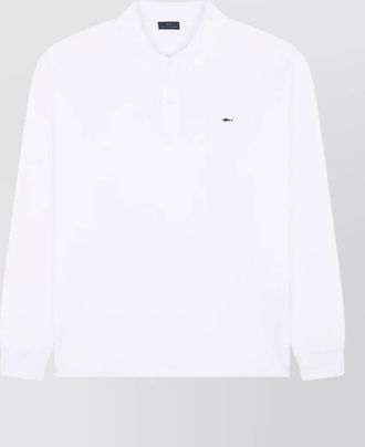 Paul & Shark cotton polo shirt long sleeves collar