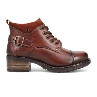 Taos Womens Mini Crave Ankle Boot In Cognac