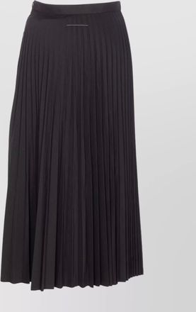 Maison Margiela midi pleated skirt high waist design