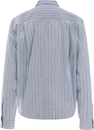 Isabel Marant Womens Tie-Front Shirt Nath Blue Cotton