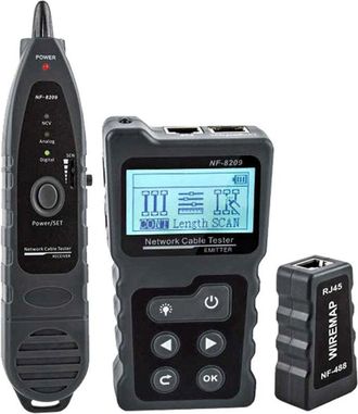 OEM Comprobador De Cables Con Rastreador De Cables Multifunci&oacute;n Para Cables De Red Nf-8209 Con Comprobaci&oacute;n De Cables Sin Contacto Para Rastreador Cat5 Ca